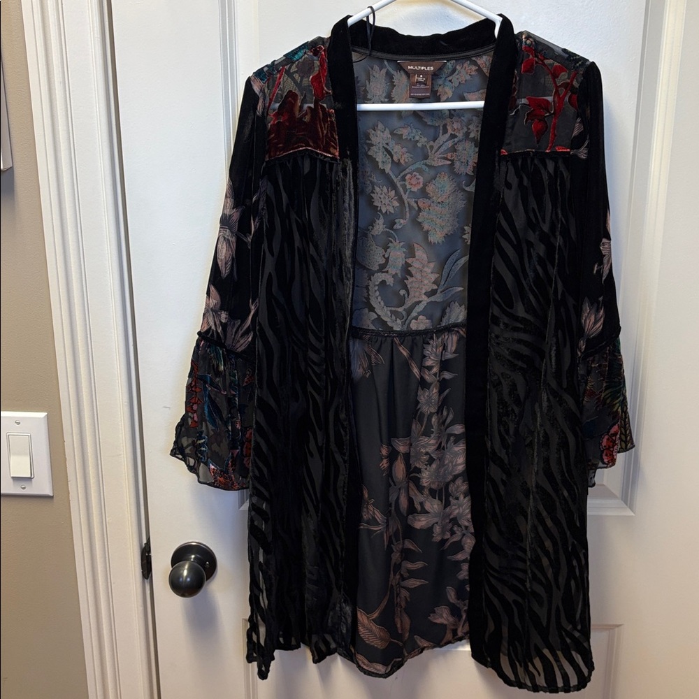 Velvet Kimono Jacket - Picture 4 of 4